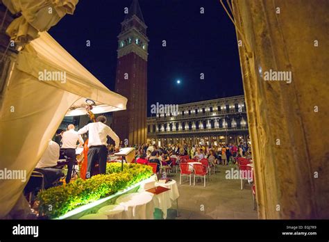 Piazza San Marco at Night Stock Photo - Alamy