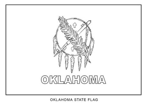 Flag of Oklahoma coloring page | Free Printable Coloring Pages