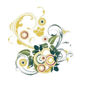 Floral Ornament Decoration Vector Hd Images, Elegant Decorative Circle ...