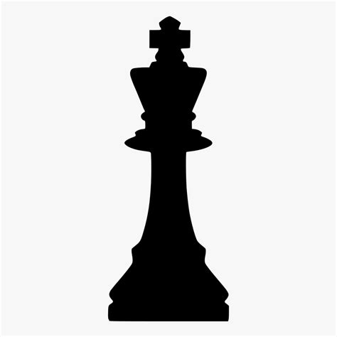 King Queen Vector Chess Piece Bishop Clipart - King Chess Piece Silhouette, HD Png Download ...