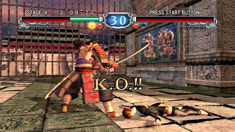 Soul Calibur 2 - Mitsurugi arcade mode - YouTube