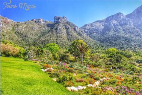 Kirstenbosch National Botanical Garden Attractions Map - ToursMaps.com