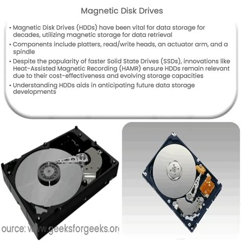 Magnetic Disk Drives | How it works, Application & Advantages