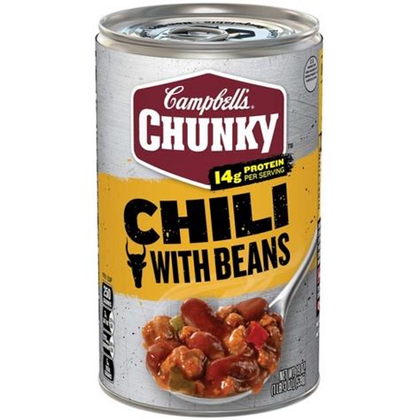 Campbell's Chunky Chili With Beans - 19oz : Target