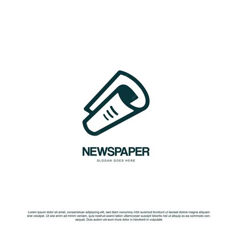 Premium Vector | Modern newspaper logo design best news logo template ...