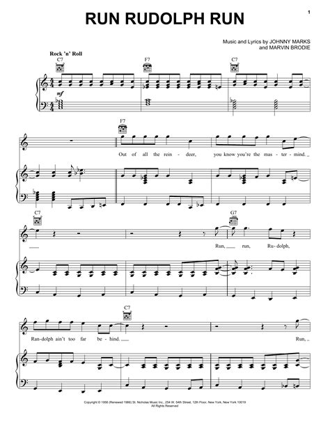 Run Rudolph Run | Sheet Music Direct