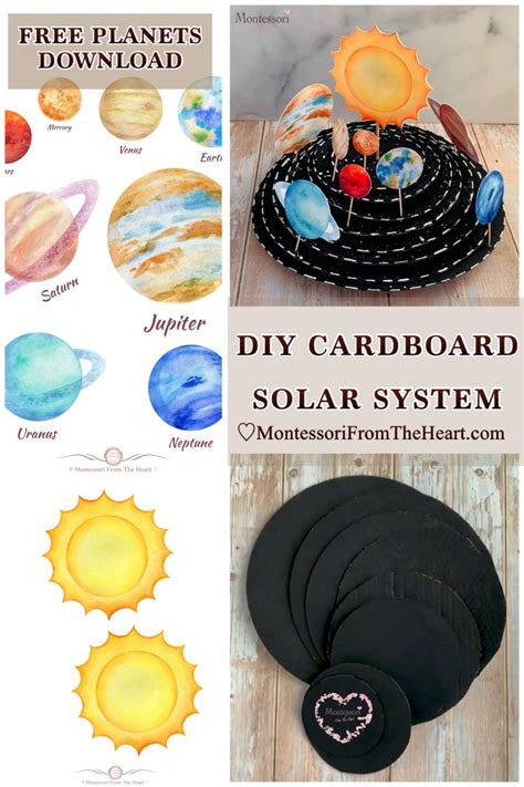 Materials you Need for Solar System Cardboard DIY