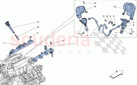 INJECTION - IGNITION SYSTEM parts for Ferrari 488 Spider | Scuderia Car ...