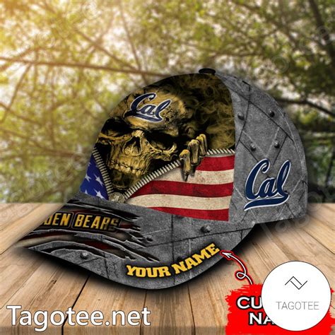 California Golden Bears Mascot Custom Caps - Tagotee