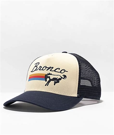 American Needle Sinclair Bronco Navy Trucker Hat