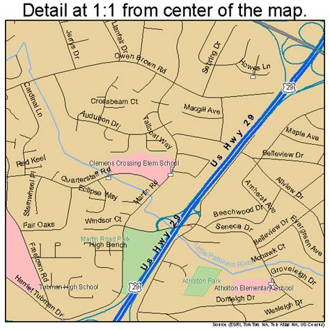Columbia Maryland Street Map 2419125