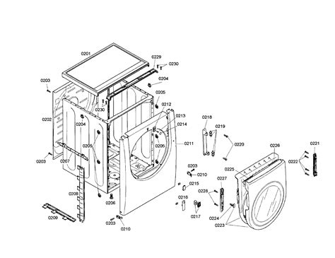 Bosch Nexxt 500 Series Dryer Parts - Diagram Niche Ideas