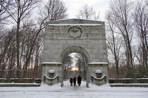 Snow at The Soviet War Memorial in Treptower Park - Berlin Love