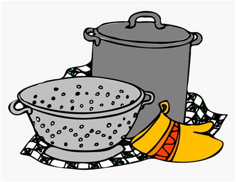 Clip Art Kitchen Utensils Clipart Free - Cooking Pots Clipart, HD Png ...