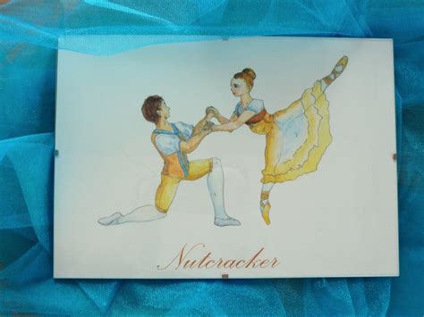 Pas De Deux, Male and Female Ballet Dancers in Yellow Costumes Dancing ...