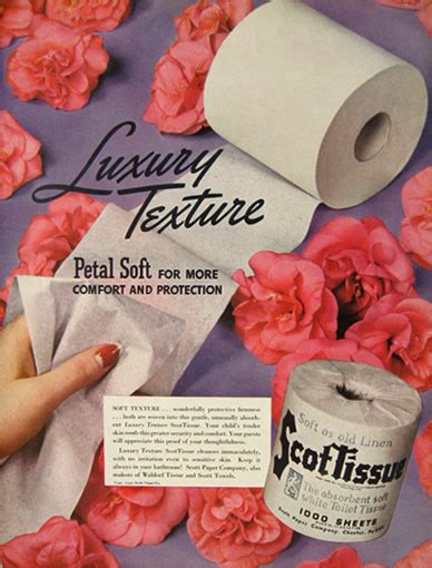 1939 Scottissue Toilet Paper Ad ~ Luxury Texture, Vintage Health ...