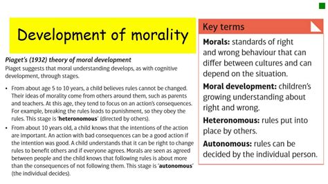 GCSE - Development - Piagets theory of morality - YouTube