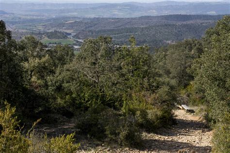 Landscape at Way of St. James, Spain stock photo