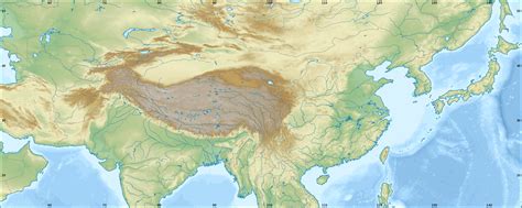 File:Chinese history large - 51E146W, 14N52N-color topography & borders ...