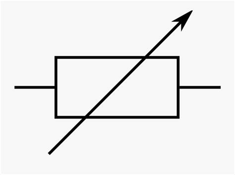 Variable Resistor Electrical Symbol