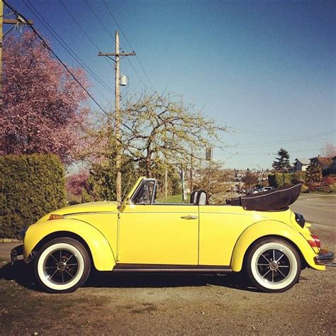 punch-buggy green! | Vintage vw, Yellow car, Dream cars