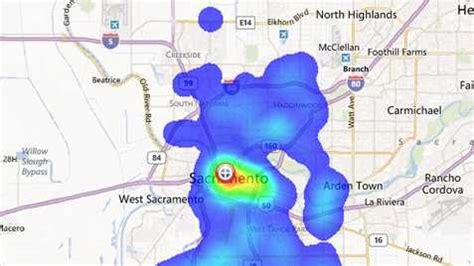 Heat map of Sacramento crime