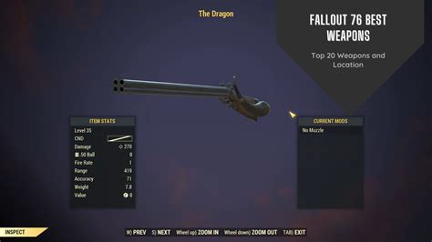 Fallout 76 Best Weapons: Top 20 Weapons Ranked [2024] - VeryAli Gaming