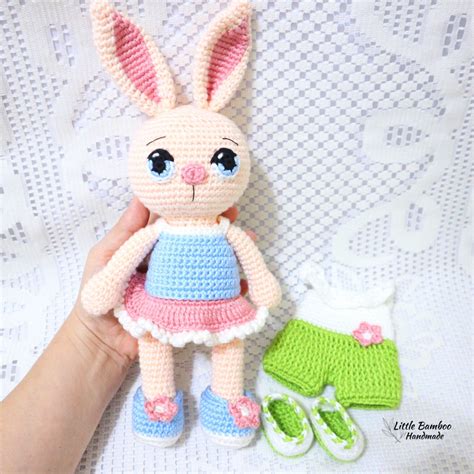 PATTERN Dress up Bunny Amigurumi Crochet Pattern Pdf - Etsy