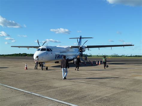 Trip Linhas Aereas Brazil. The ATR 72 is a twin-engine turboprop short-haul regional airliner ...