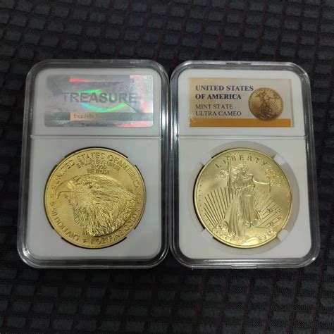 Newest-2023-US-Liberty-Eagle-Coin-Morgan-Dollar-Gold-Coin-Collectibles ...