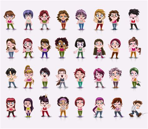 Premium & Free Vector Characters | Pixeden Club