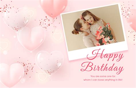 20 Birthday Messages for Mom & Stunning Birthday Card Templates | Fotor