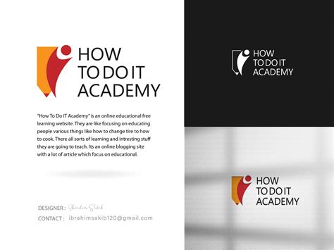 Online Educational Academy Logo Design by Ibrahim Sakib on Dribbble