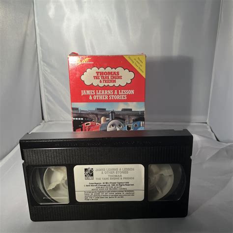 Mavin | Thomas The Tank Engine & Friends VHS Tape James Learns A Lesson 1990 Rare