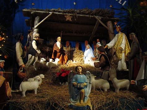 File:04567 Christmas nativity scene at the Franciscan church in Sanok ...