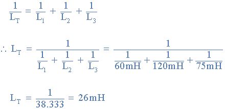 Inductors in Parallel and Parallel Inductor Circuits