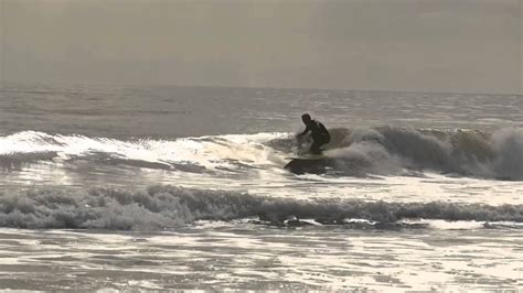 Surfing Folly beach Washout - YouTube