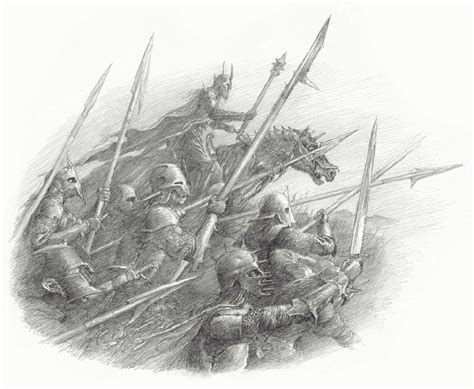 War of Eriador by Alan Lee. Concept Arts for new The fall of Númenor book. Book Spoilers and ...