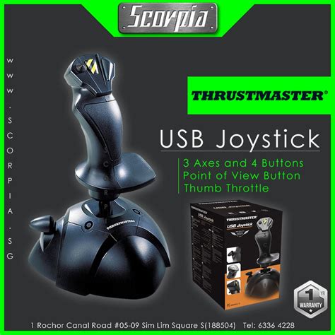 Thrustmaster USB Joystick for PC | Shopee Singapore