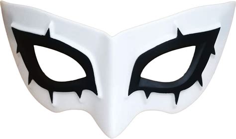 Marrol P5 Persona 5 Hero Arsène Joker Mask White Resin Cosplay Prop Comic Con Halloween Party ...