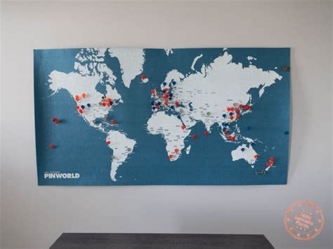 Best World Map with Pins for Travellers at Home - Going Awesome Places