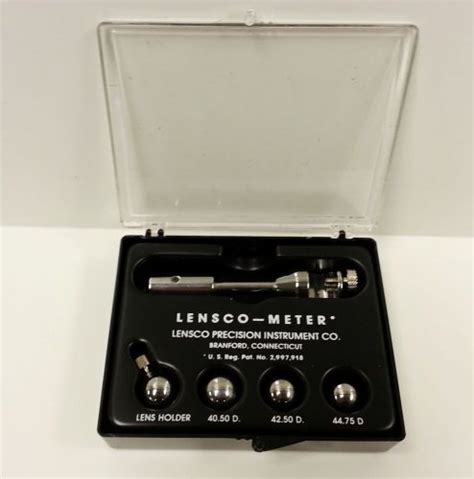 Lensco-Meter for Keratometer Calibration and Contact Lens Measurement ...