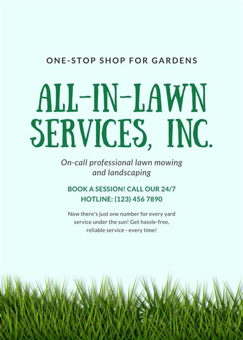 Lawn Care Flyers Templates Free - Detrester.com