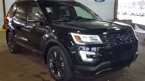 Black Edition Ford Explorer