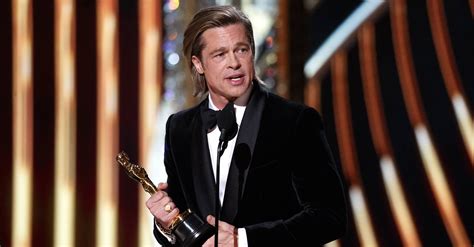 Brad Pitt Wins His First Acting Oscar & Tearfully Dedicates It To His Children | Glamour UK