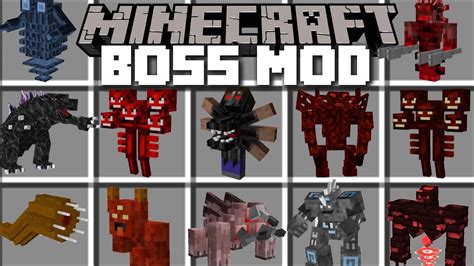 Minecraft BOSS MOD / FIGHT AND SURVIVE BOSSES BATTLES!! Minecraft - YouTube