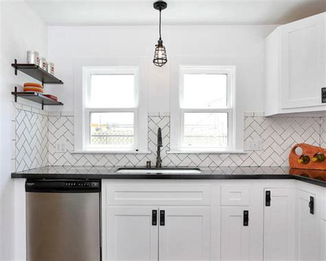 Backsplash With No Grout | Houzz