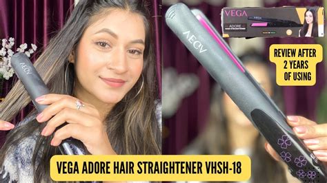 Vega Adore Hair Straightener Review +Demo (VHSH - 18 ) - YouTube