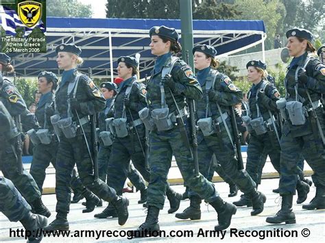 Ranks combat field uniforms soldiers Greek Hellenic army Greece land ...