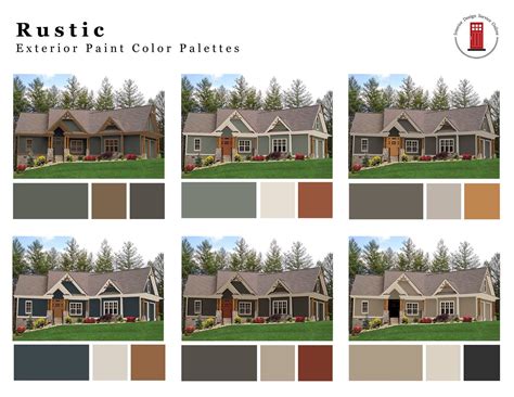 Cabin Exterior Colors, Brown House Exterior, Exterior Paint Color ...